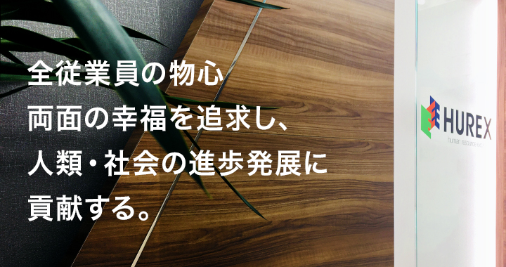 全従業員の物心両面の幸福を追求し、人類・社会の進歩発展に貢献する。